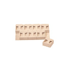 Plateau détachable avec huit cubes de présentation de boucles d'oreilles