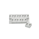 Plateau détachable avec huit cubes de présentation de boucles d'oreilles