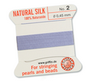 Griffin Bead Cord Soie Lilas