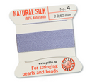 Griffin Bead Cord Soie Lilas