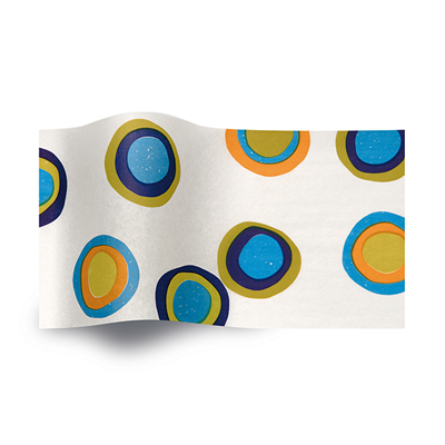 Caribbean Dots Printed Tissue Paper