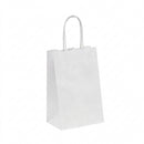 Sac de courses en papier kraft blanc