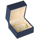 Matte Paper Covered Bangle Box with Cream Leatherette Interior