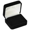 Velour Double Earring Box with White Sleeve