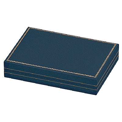 Paper Covered Pearl Box with Gold Accent