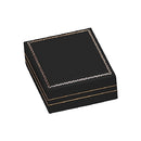 Paper Covered Large Pendant Box with Gold Accent - Reversible Pad