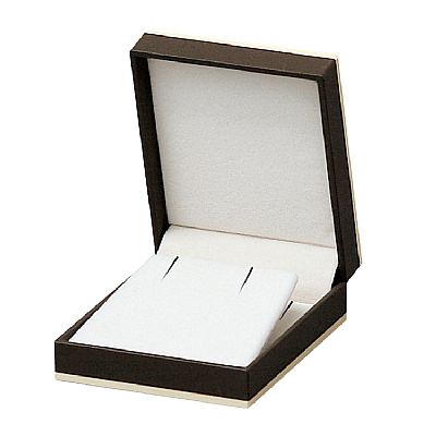 Paper Covered Regular Pendant Box with Fine Contrasting Rim