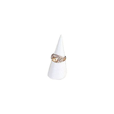 Leatherette Ring Display Cone Shape