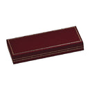 Paper Covered Small Pearl Box with Gold Accent