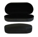 Textured Black Leatherette Sunglasses Case