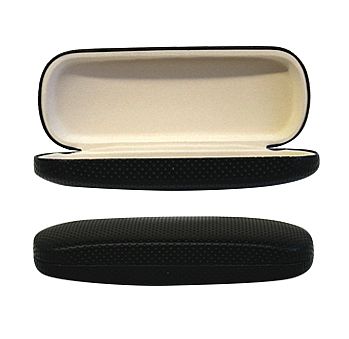 Mesh Leatherette Clamshell Eyewear Case