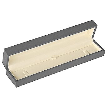 Matte Paper Covered Bracelet Box with Cream Leatherette Interior