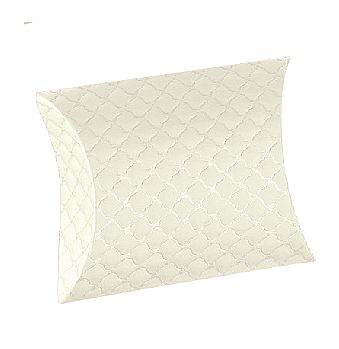 White Quilted Embossed Confection Boxes