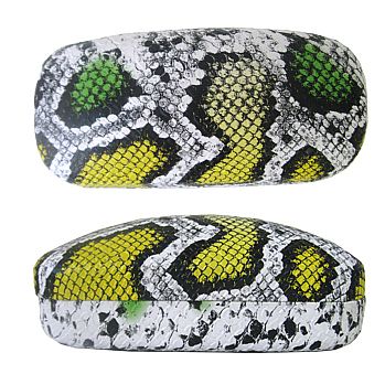 Extra Large Snake Textured Sunglasses Case