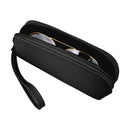 Luxury Zipped Leatherette Case with Additional Pouch