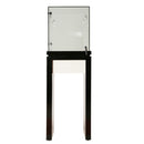 Wooden Jewelry Display Glass Showcase with White Trim