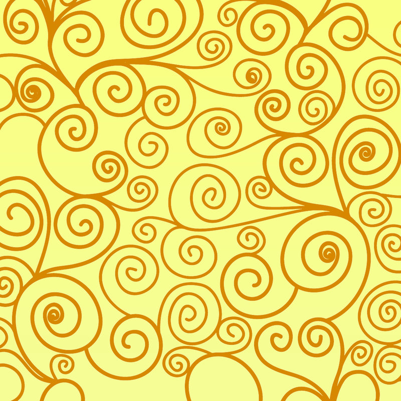 Gold Spiral Wrapping Paper