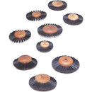 Wood Hub Wheel Brushes