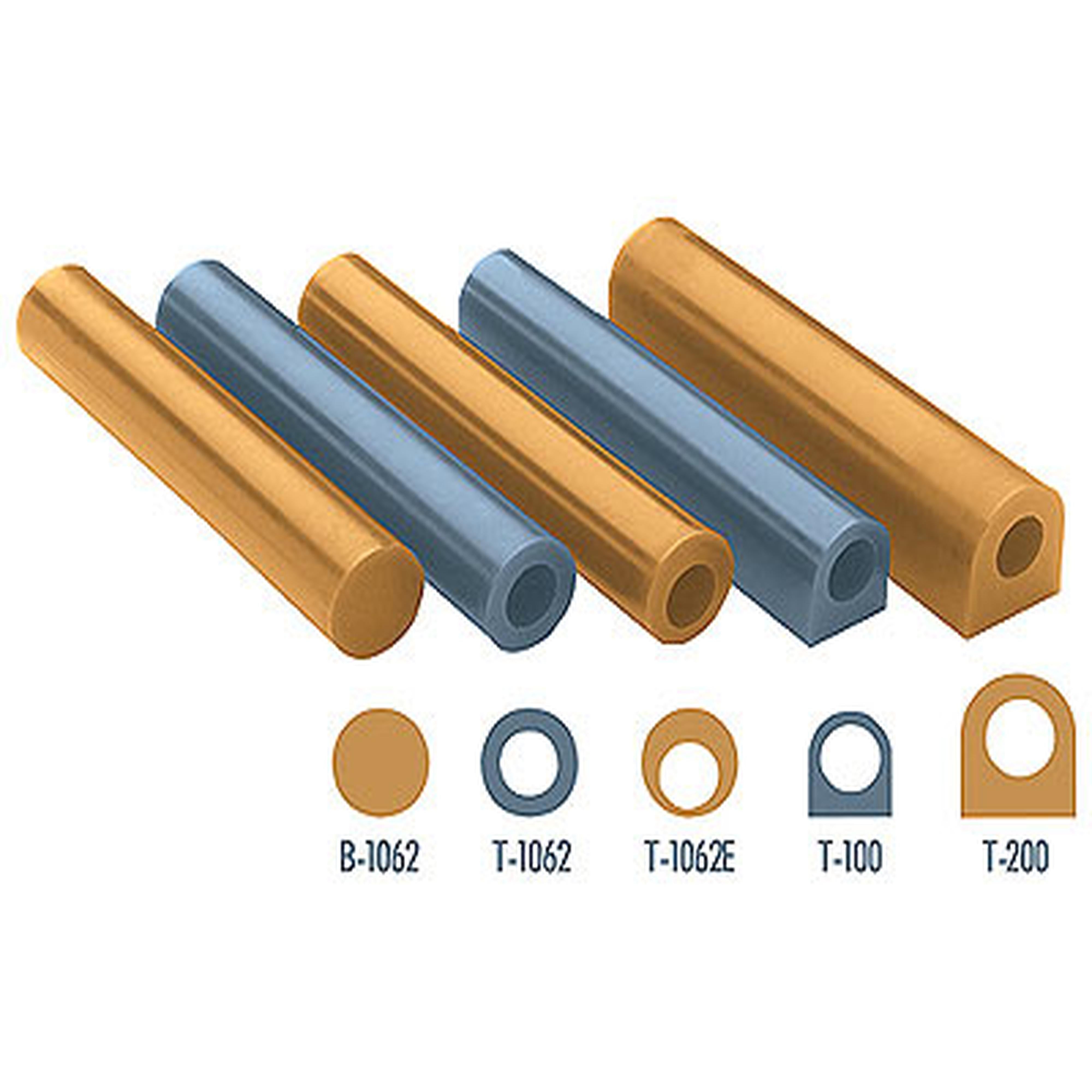 Wolf! Gold Solid Ring Tube