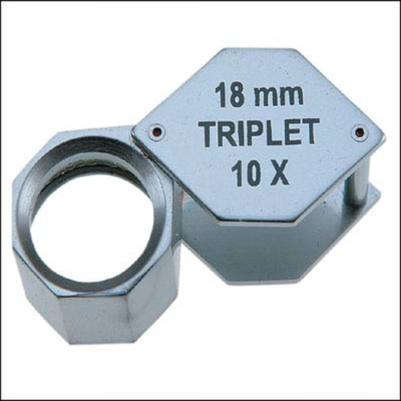 Nickel Silver Loupe 10x