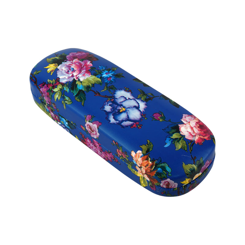 Floral PU Eyewear Case with Coordinating Cloth