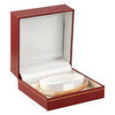 Paper Covered Bangle Box with Gold Accent