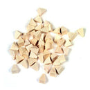 Plastic 1-4 White Pyramids