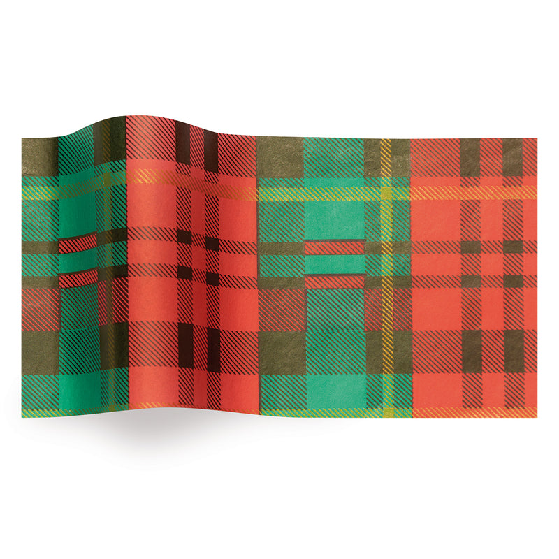 Presently Plaid Tissue Paper