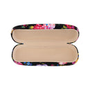 Floral PU Eyewear Case with Coordinating Cloth