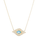 S-S Evil Eye Ltbl En-CZ Gold Neck