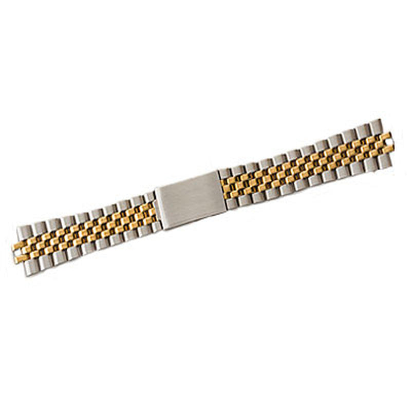 Men's Watch Band-Adjustable Link- Two Tone