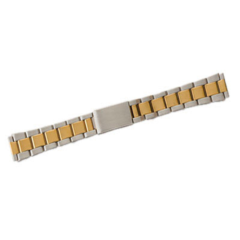 Men's Watch Band-Adjustable Link- Two Tone