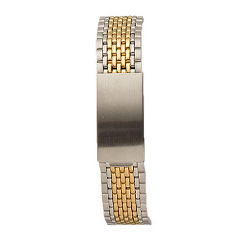 Men's Watch Band-Adjustable Link- Two Tone