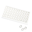 Plastic Pad and Jars for Colored Stones