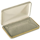 Velvet Pearl Box with Gold Rims and Matching Insert