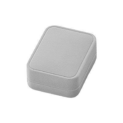 Suede Pendant Box with White Interior