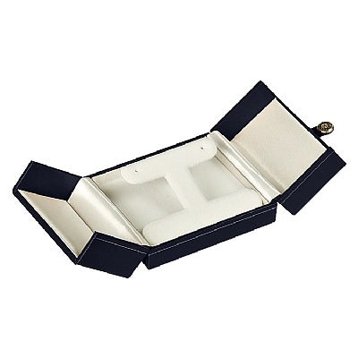 Paper Covered French Clip Earring Box with Matching Insert