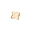 Natural Wood and Leatherette Earring Display - 3 Pairs