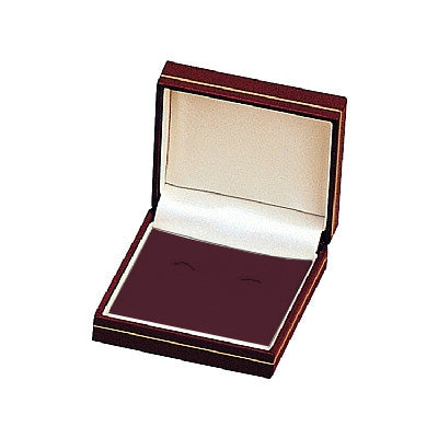 Paper Covered Cufflink Box with Gold Accent