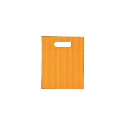 Striped Double Die Cut Plastic Bag