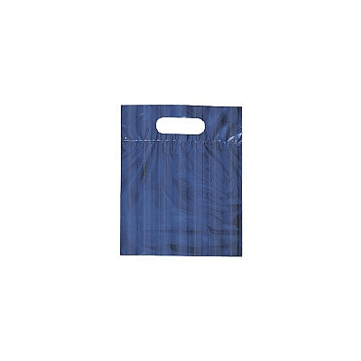 Striped Double Die Cut Plastic Bag