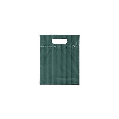 Striped Double Die Cut Plastic Bag