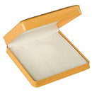 Embossed Leatherette Large Set Box with White Velvet Interior