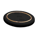 Leatherette Ring Display Tray with Gold Trim
