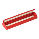 Suede Domed Bracelet Box with White Suede Interior