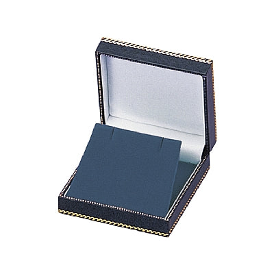 Leatherette Clip Earring Box with Matching Insert and White Window