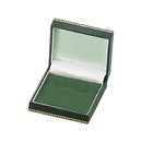 Leatherette Cufflink Box with Matching Insert and White Window