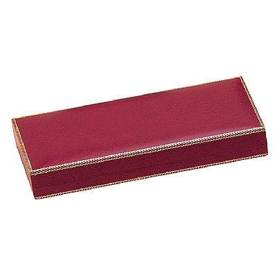Leatherette Pearl Box with Matching Insert and White Window