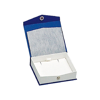 Textured Paper Covered Large Pendant Box with White Insert