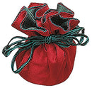 Drawstring Satin Pouch